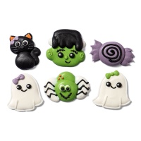 Figurines en sucre de monstres et fantômes - Decora - 6 unités