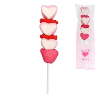 Brochette de guimauves de Saint-Valentin de 38 g - 1 unité