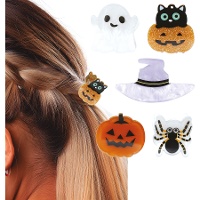 Pinces de Halloween assorties - 5 unités