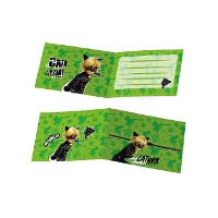 Invitations de Cat Noir - 6 unités
