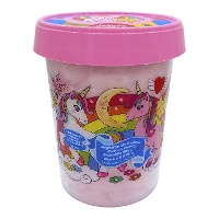 Barbe à papa aux licornes avec autocollant de 30 gr