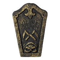 Plaque avec l'inscription Alive Again de 20 x 31 cm