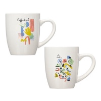 Tasse de 350 ml Coffee Break assortie - 1 unité