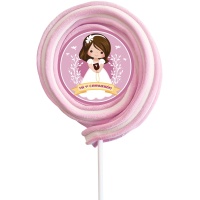Broche Première Communion de nuage rose de 70 g