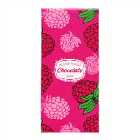 Boîte pour tablette de chocolat à la framboise 16 x 7,5 x 2,5 cm - lot de 5