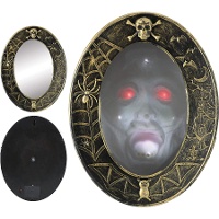 Miroir avec lumière et son de 32 x 25 cm