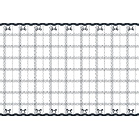 Nappe d'Anniversaire Élégante de 1,80 x 1,20 m