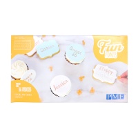 Kit de tampons lettres Font 2, chiffres et symboles - PME - 66 unités