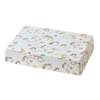 Boîte de 23,5 x 16 x 5 cm avec motif de licorne blanche