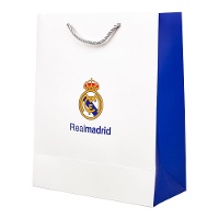 Sac cadeau de 32 x 26 x 12 cm du Real Madrid