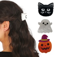 Pinces d'Halloween figures assorties - 3 unités