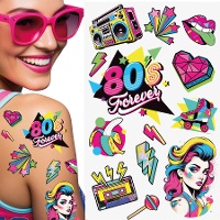 Tatouages temporaires années 80