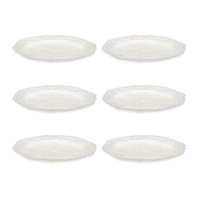 Assiette de 21 cm abstraite - Vivalto - 6 unités