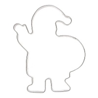 Emporte-pièce Père Noël de 10 cm - Wilton
