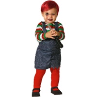 Costume de poupée maudite pour petite fille