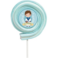 Brochette Première Communion nuage bleu 70 gr