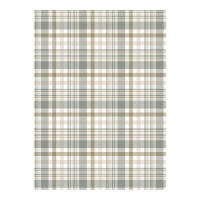 Papier cartonné à carreaux marron et gris de 32 x 43,5 cm - Artis decor - 5 unités