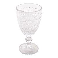 Coupe en verre gravé transparent de 300 ml