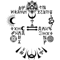 Tatouage temporaire facial satanique