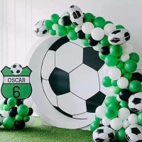 Guirlande de ballons de football - Monkey Business - 83 pièces