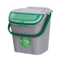 Poubelle Ecoway empilable de 28 L, verte