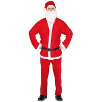 Costume de Père Noël rouge pour homme