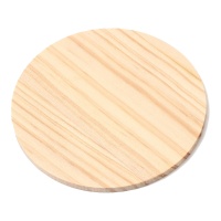 Disque en bois de 10 x 0,5 cm - 1 unité