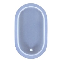 Moule en silicone pour résine pendentif ovale 6 x 4 cm - Artis Decor