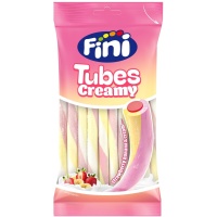 Tubes de yaourt à la fraise et à la banane - Fini Tubes creamy- 80 gr