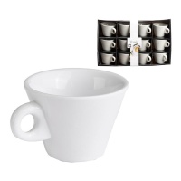 Tasse de café en porcelaine de 200 ml - 12 unités
