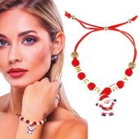 Bracelet de Père Noël rouge