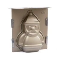 Moule de Père Noël 3D en métal de 22 cm - Décorez