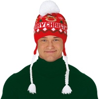 Bonnet de Noël de renne avec tresses