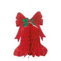 Pendentif décoratif cloche de Noël de 39,37 cm - 1 unité