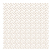Papier Vellum à pois marron de 30,5 x 30,5 cm - Artis decor - 3 unités