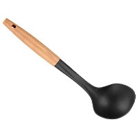 Louche de 32,5 cm avec manche en bois