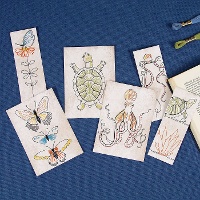 Kit de broderie marque-pages - Animaux de Marie - DMC