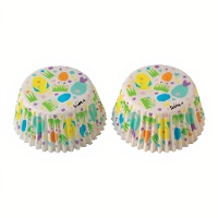Caissettes à cupcakes motif poussins - Decora - 36 pièces