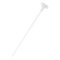 Tige et support pour ballon transparent de 70 cm - 3 unités