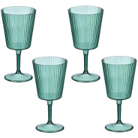 Lot de 4 coupes de 0,40 L à rayures