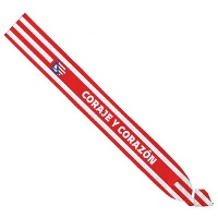 Écharpe de l'Atlético de Madrid « Coraje y Corazón »