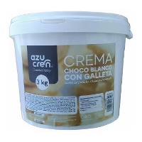 Crème de chocolat blanc avec biscuit de 3 kg - Azucren