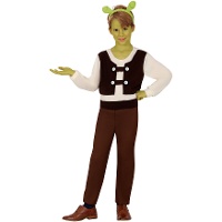 Costume d'ogre vert et marron pour enfants