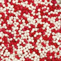 Perles de 1,5 mm mini roses et blanches - Decora - 100 gr