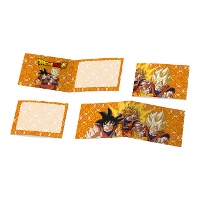 Invitations Dragon Ball de 24 x 8 cm - 6 unités