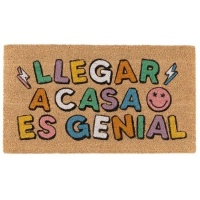Tapis de bienvenue Rentrer à la maison est génial
