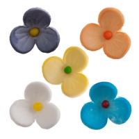 Figurines en sucre fleur de pêcher 2 cm - Dekora - 315 pcs.
