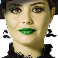 Boucles d'oreilles chapeau de sorcière - 1 paire