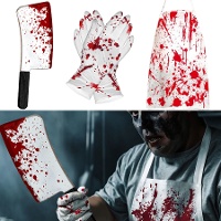 Ensemble de boucher sanguinaire - 3 pièces