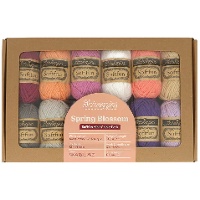 Pack de 12 pelotes SoftFun Spring Blossom de 20 g - Scheepjes